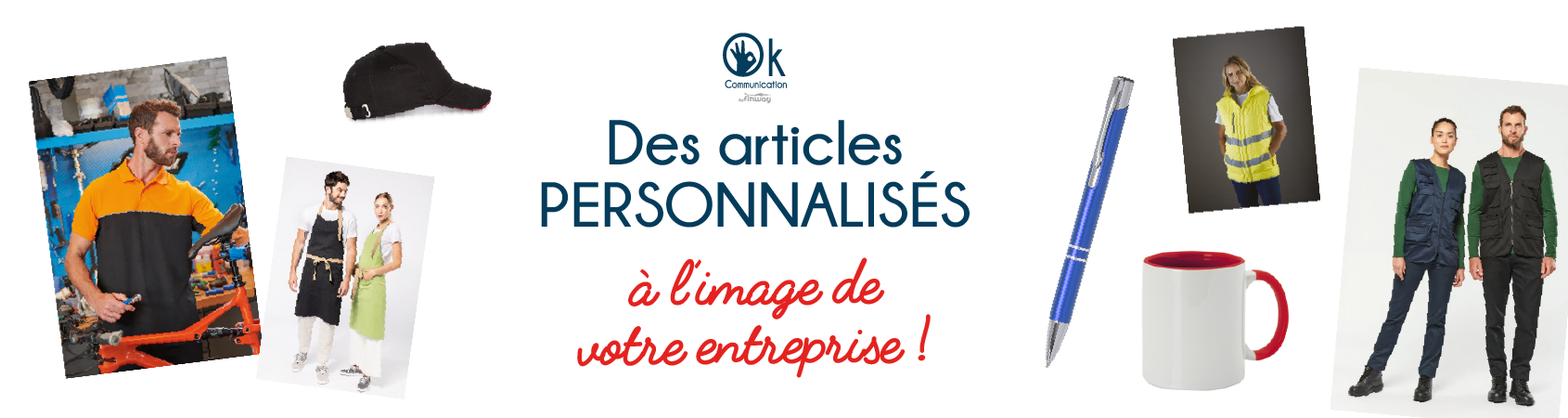 Articles personnalisés à l'image de votre entreprise